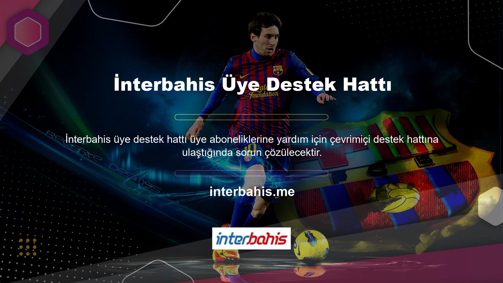 Size yalnızca mobil sürüm üzerinden İnterbahis mevcut oturum açma bahislerine erişebileceğinizi hatırlatmak istiyoruz